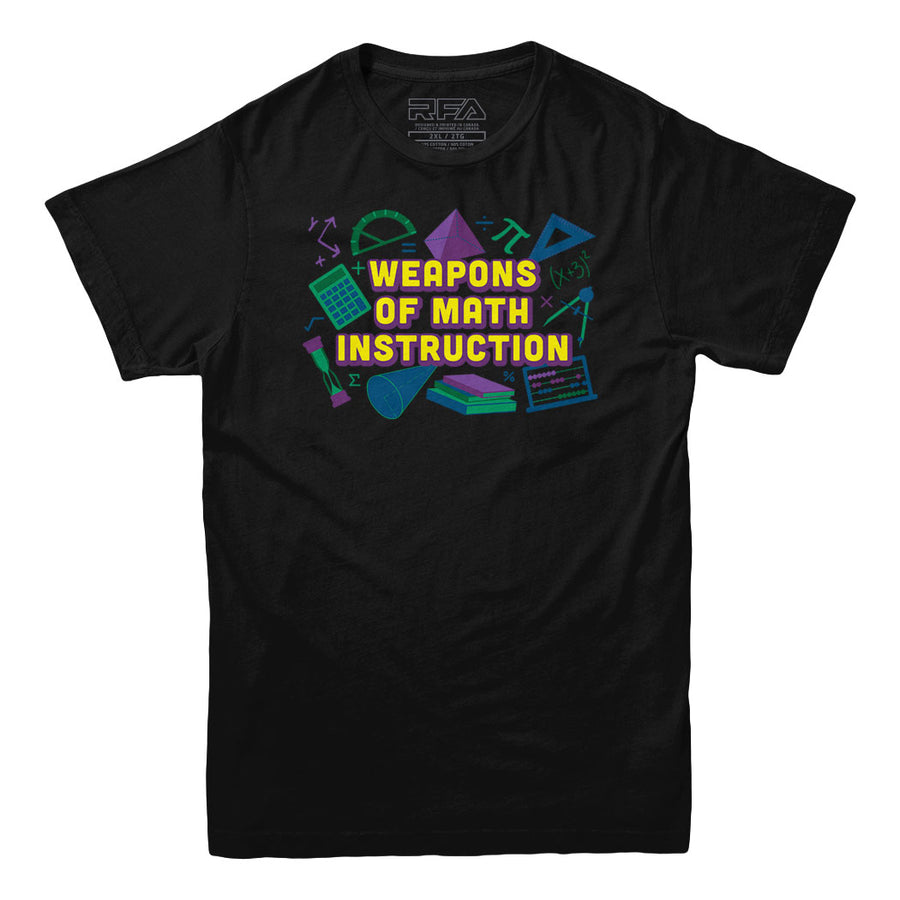 T-shirt Armes d'instruction mathématique