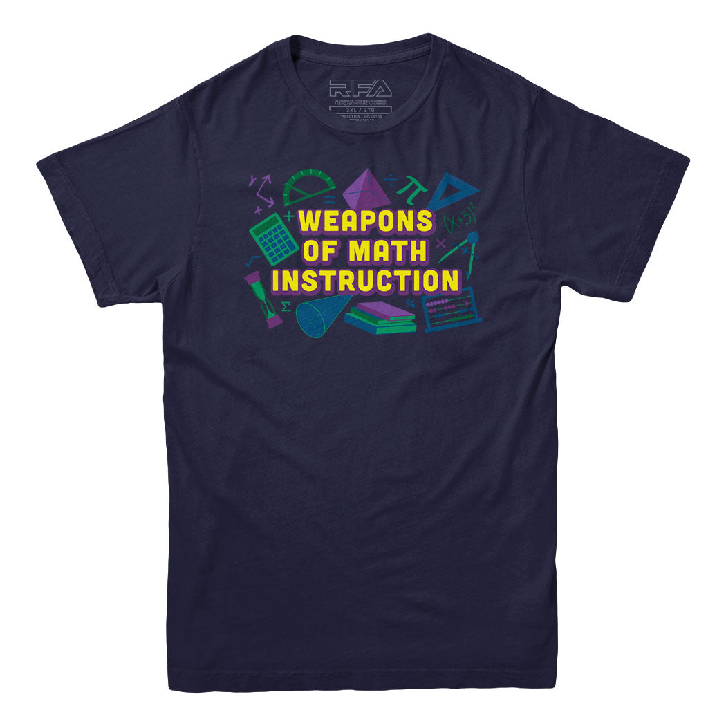 T-shirt Armes d'instruction mathématique