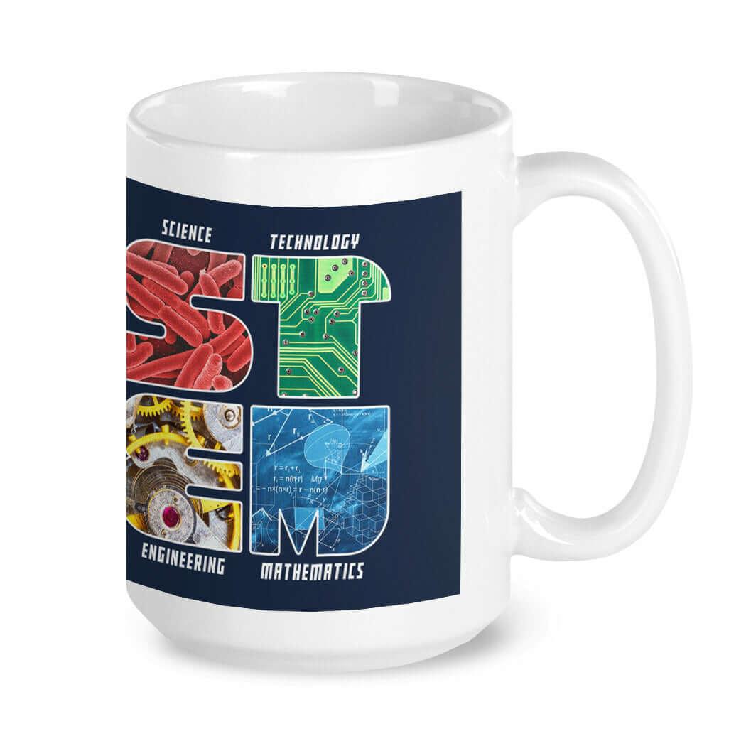 STEM Photo Letters 15oz Mug