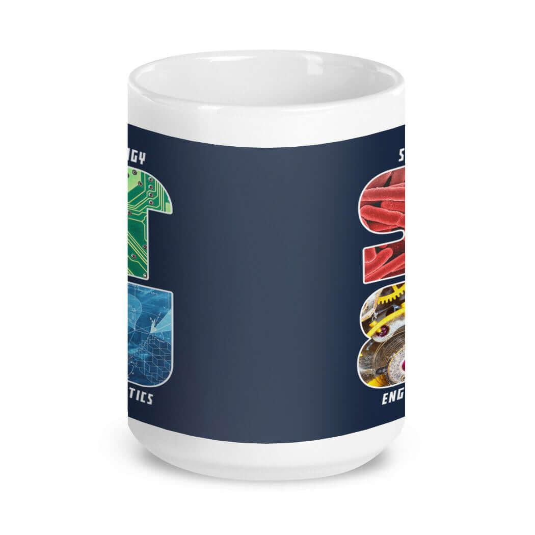 STEM Photo Letters 15oz Mug
